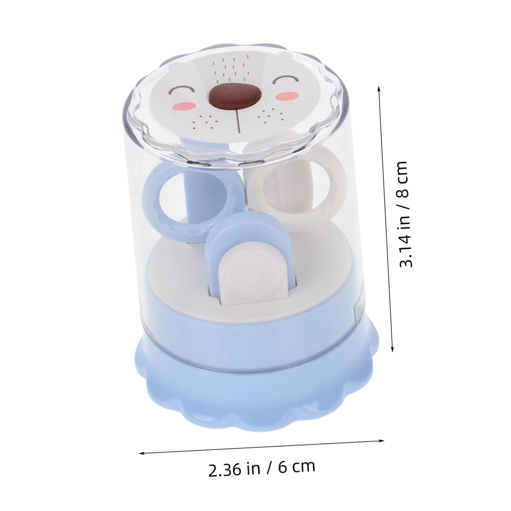 KOMBIUDA Baby Grooming Kit 2-in-1 Nail Clipper File Set Newborn Ddler Nail Care Essentials