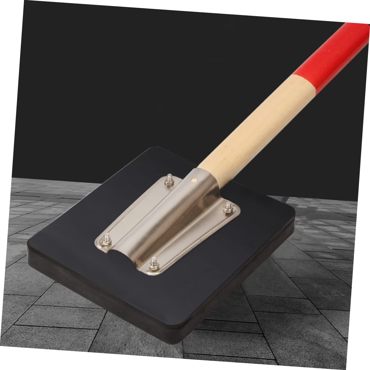 Veemoon Marteau en Caoutchouc pour Carrelage Marteau de Pavage en Bois Poignée Antidérapante Outil de Pose de Sols en Carreaux