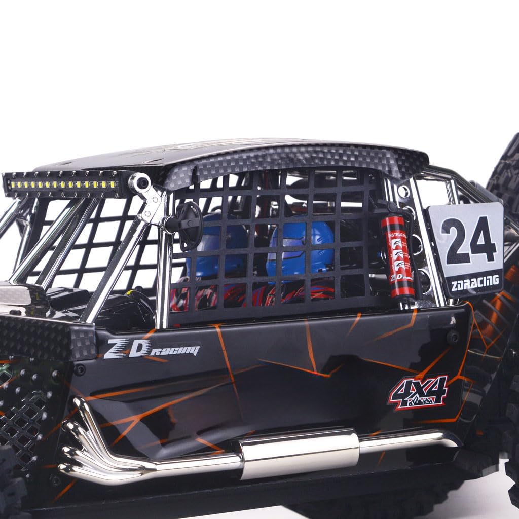 Racing 1/7 DBX07 4WD RC Buggy da Deserto, Telecomando Elettrico, Auto da Corsa Fuoristrada, 80KM/H Alta Velocità, Motore Brushless 4082, Barra Wheelie, Modello per Hobby, Grado per Adulti
