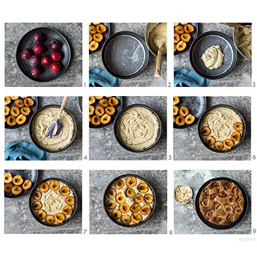 image for MASSUGAR Springform Pan Set, 4-Inch Mini Cake Pan 4 Pack with 50 Pcs P