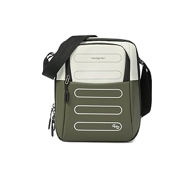 Hedgren Relax M Cross Body Handbags Vaporous Grey/Olive, Polyester
