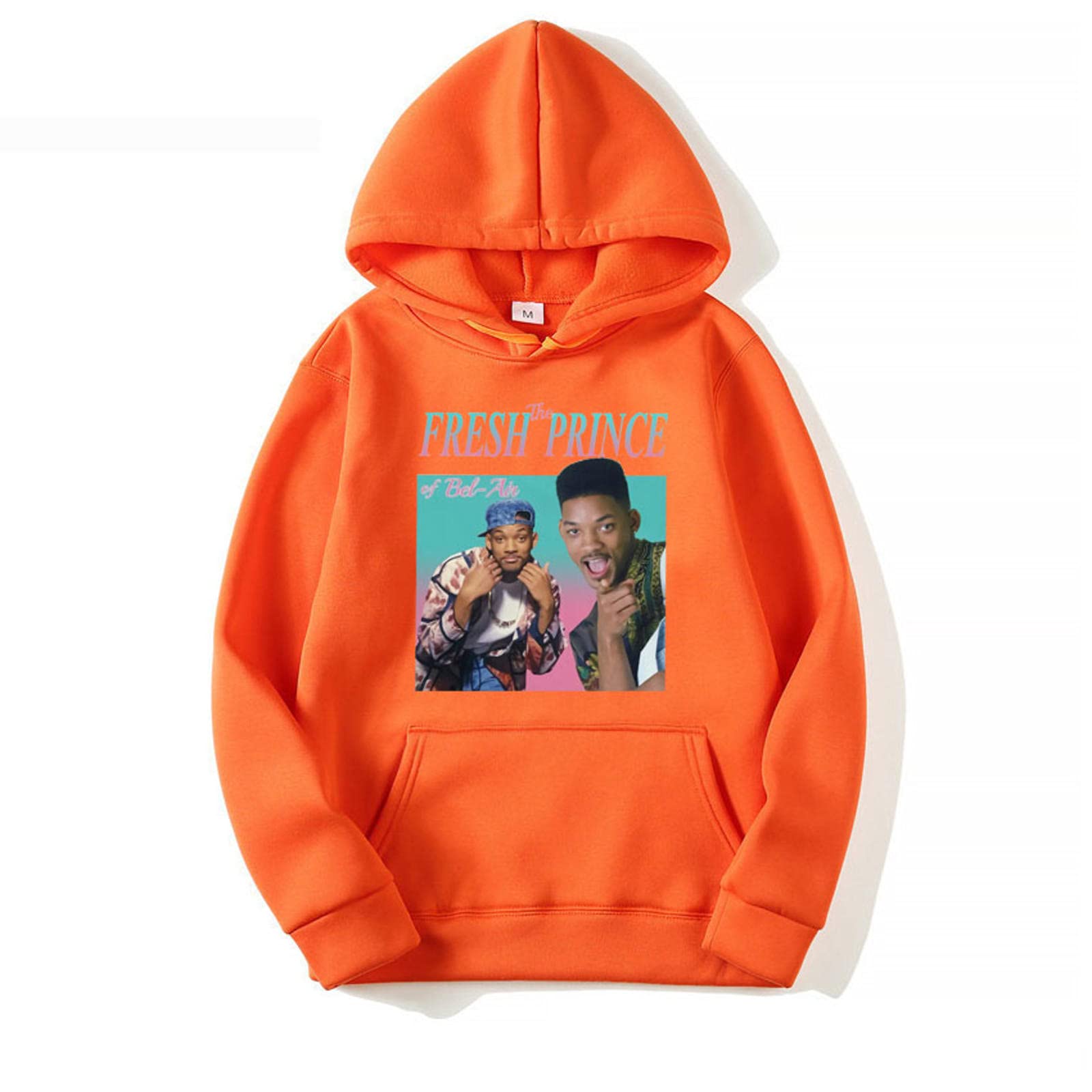 Retro Hoodies Fresh Prince of Bel Air Mens Hoodie Cotton Carlton Banks Tops Long Sleeve Pullover