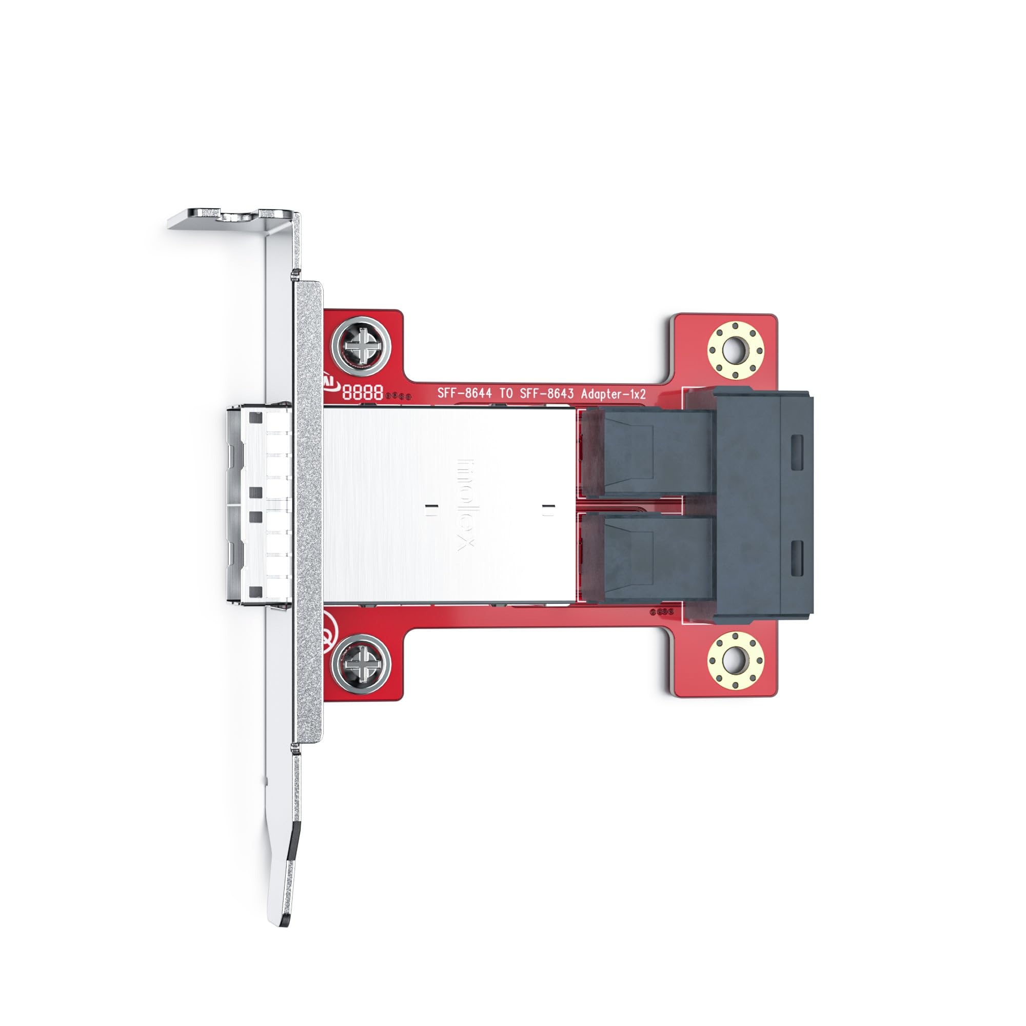 SFF-8643 to SFF-8644 PCパーツ一式 Amazon.com: 10Gtek Dual Port Mini SAS Adapter SFF-8643 to