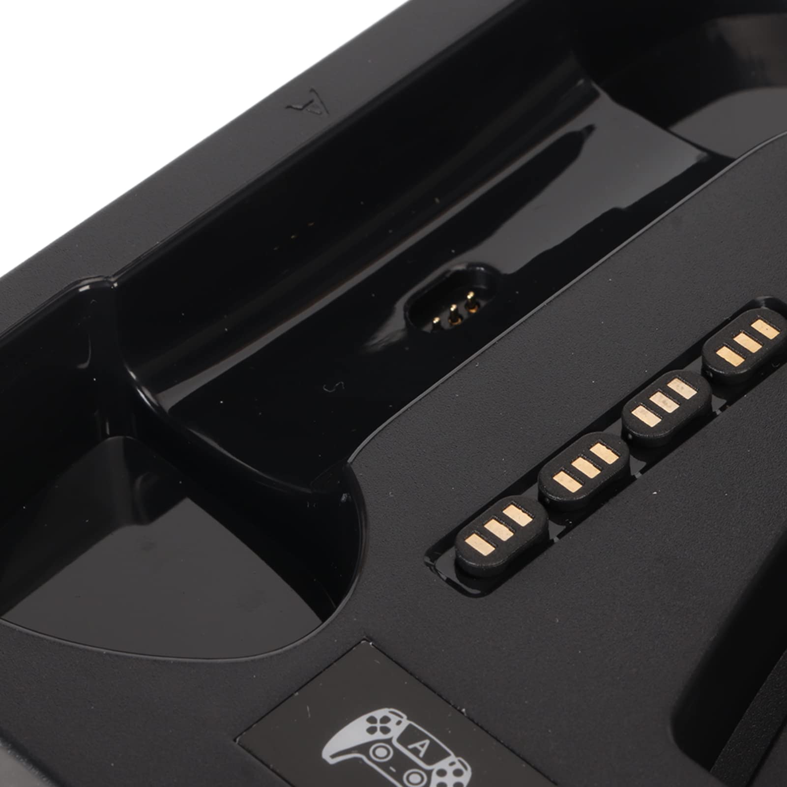 Soporte de Enfriamiento Multifuncional para con 2 Cargadores de Controlador y 15 Ranuras para Discos de Juego para Entusiastas de los Juegos Negro 1 Unidad
