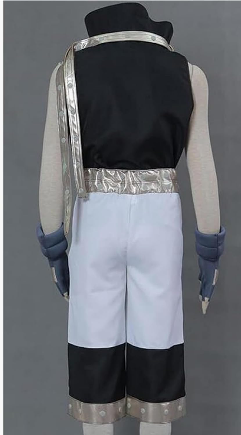 Anime Cosplay Black Mens Suit Glovers Belt Costume Halloween Outfit Cosplay Pro