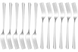 MJIYA 7-Inch Stainless Steel Forks: The Epitome of Ergonomic Elegance for Your Culinary Adventures