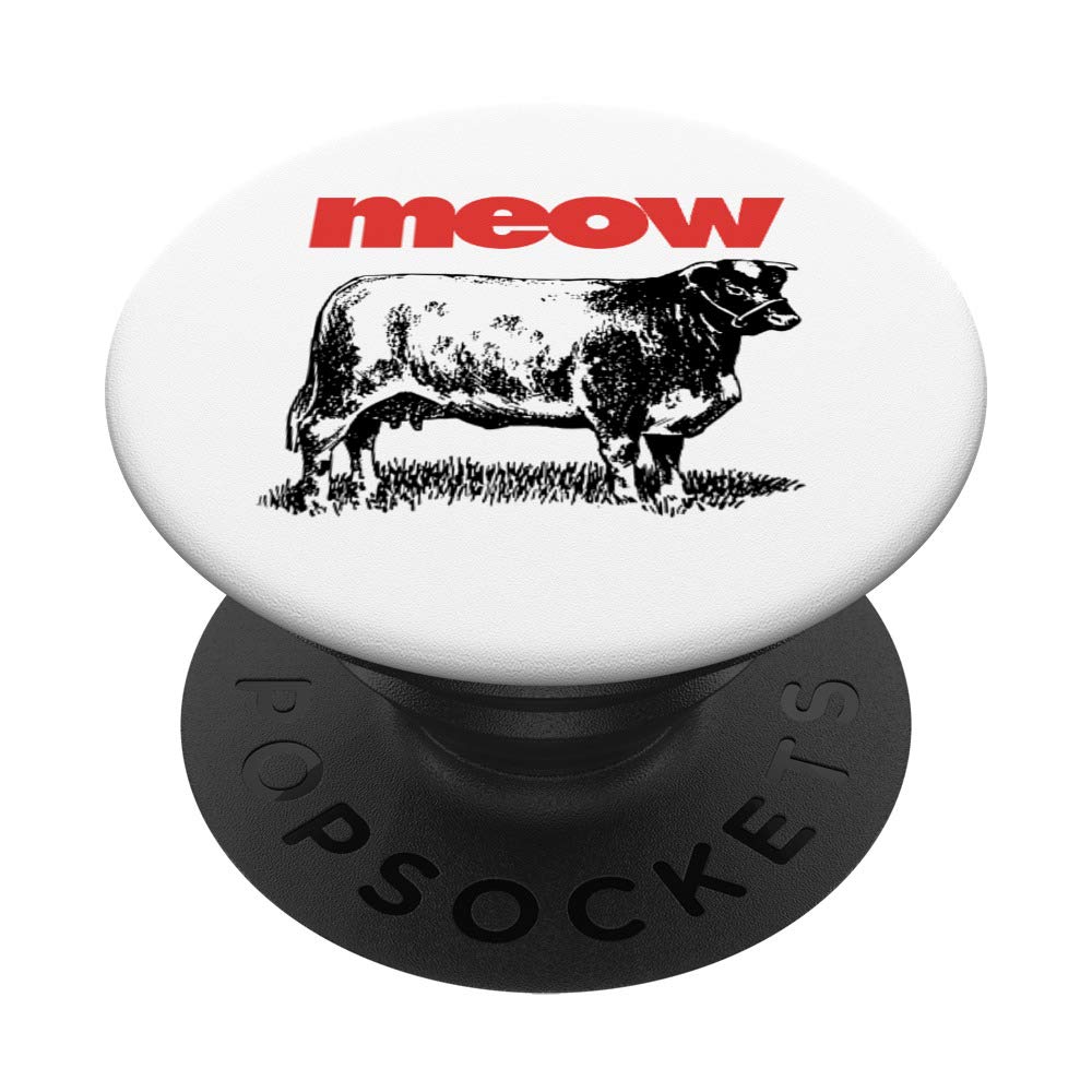 Wow Meow Cow PopSockets Swappable PopGrip