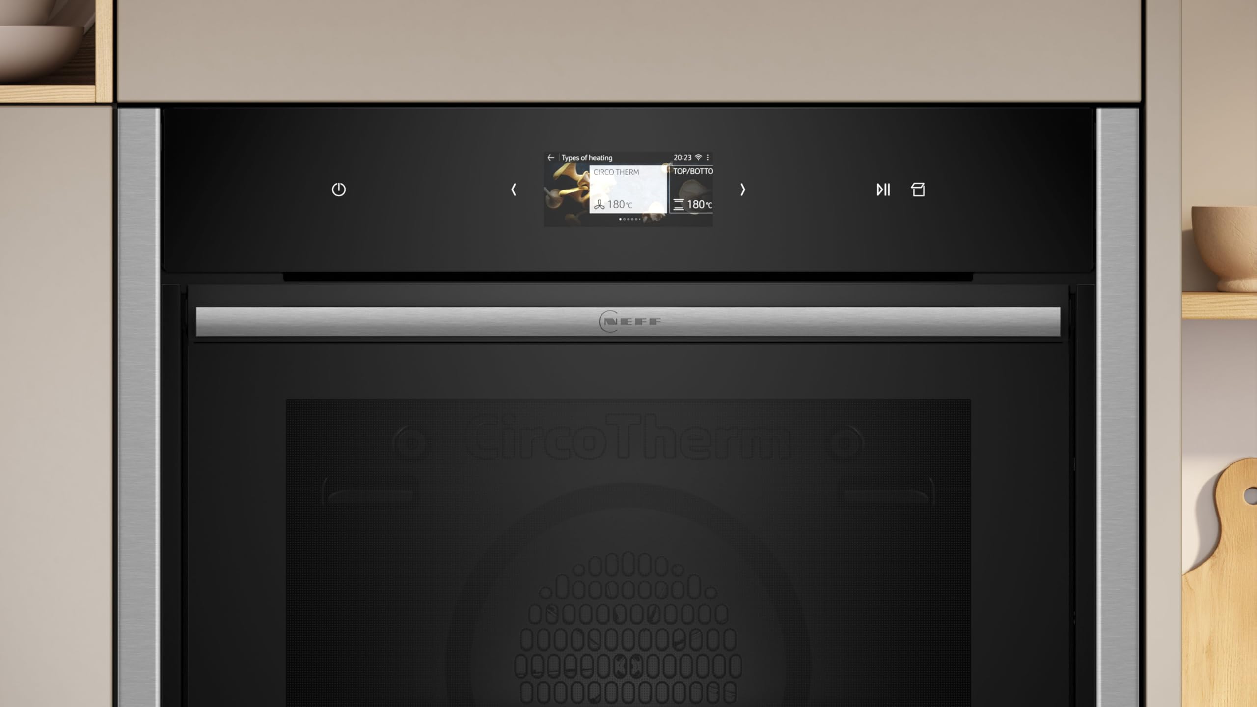 NEFF B64FS31N0 N 90 Einbau-Dampfbackofen 60 x 60cm Slide&Hide Full Touch TFT-Display Schwarz Made in Germany