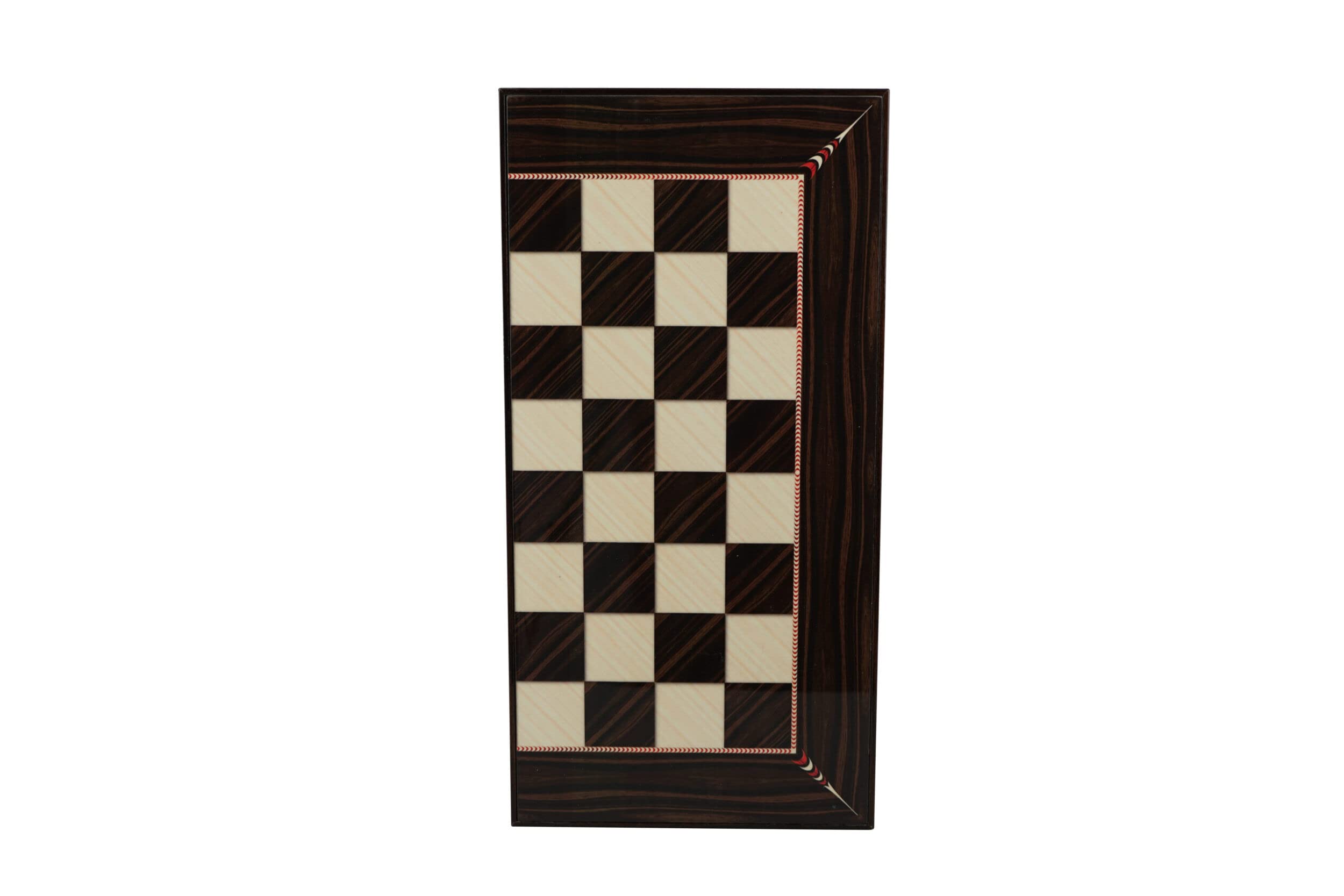 Wooden Backgammon Set Walnut- 20"