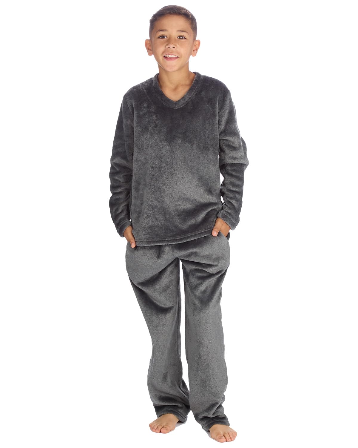 Undercover Boys Fleece Lounge Set 15C715 Charcoal 9-10 Years
