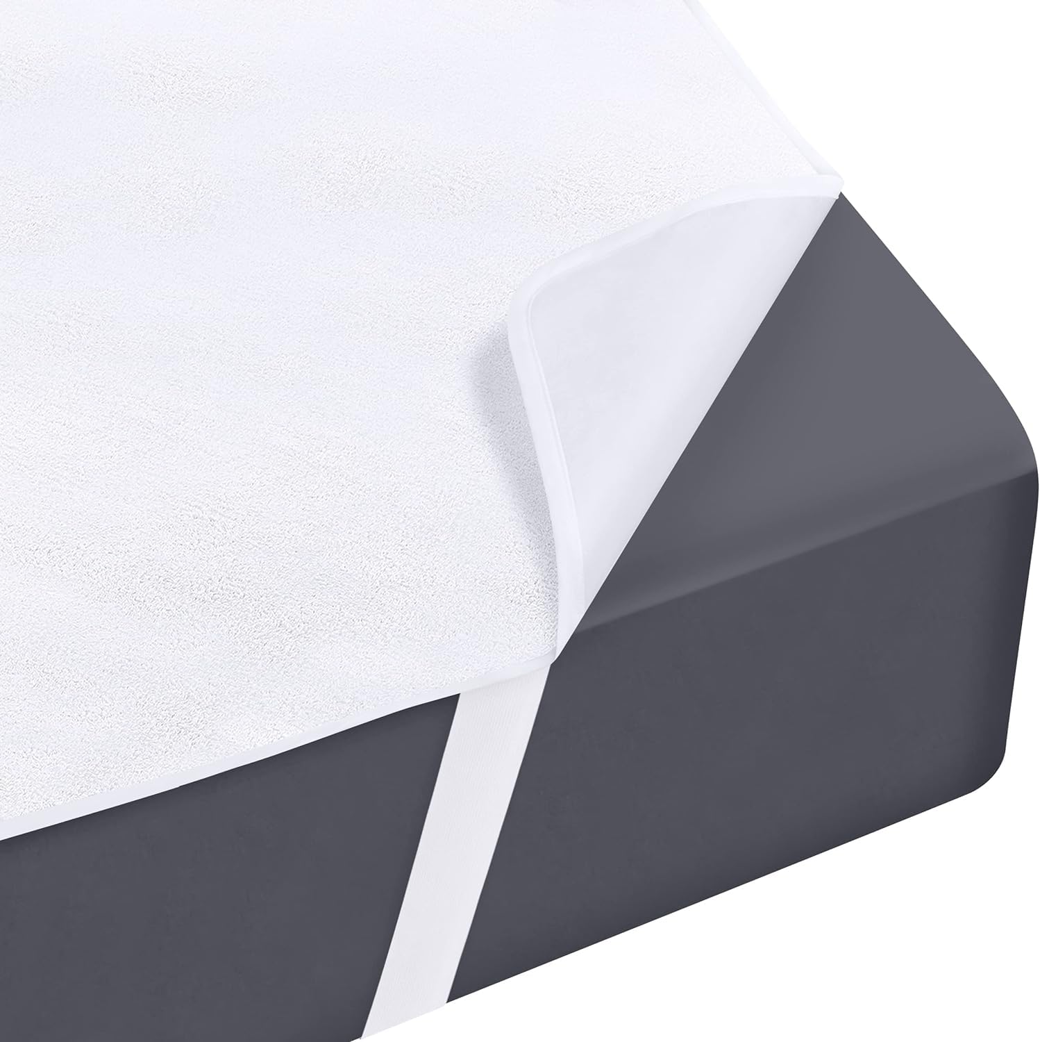 Utopia Bedding Coprimaterasso Matrimoniale Impermeabile 180 x 200 cm, 4 Angoli Elasticizzati, Certificato OEKO-TEX, Proteggi Materasso, Traspirante, Lavabile