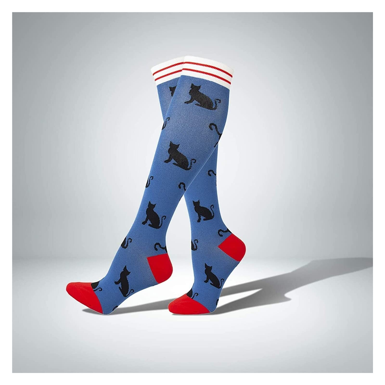 Wintersocken Bettsocken Kompressionssocken Für Frauen Und Männer, Zirkulation 20-30 MmHg, Am Besten Für Basketball, Laufen Warme Flauschige Socken