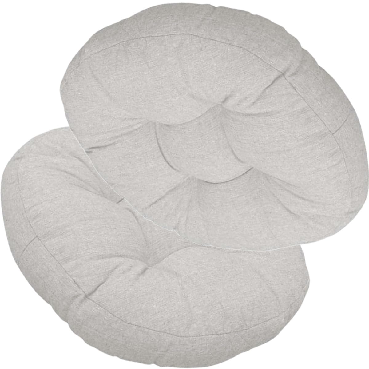 Generico Cuscini per sedie - Confezione da 2 Cuscini Morbidi per Seduta 45x45 cm - Spessi, Antiscivolo, Comodi Cuscini rialzati con Imbottitura Elastica, Lavabili, Ideali per Yoga, Soggiorno e Balcon