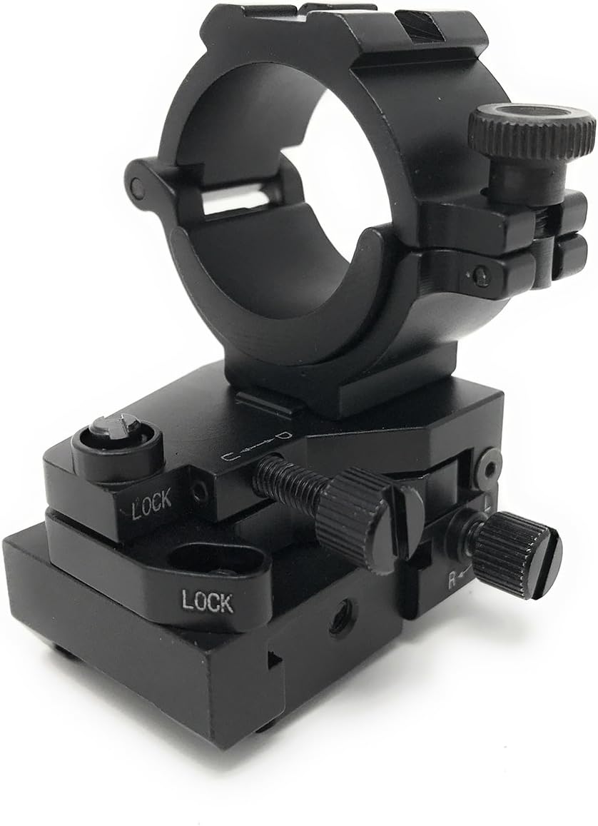 25.4/30 mm Windage and Elevation Adjustable Rail Mount for Rifle Scope