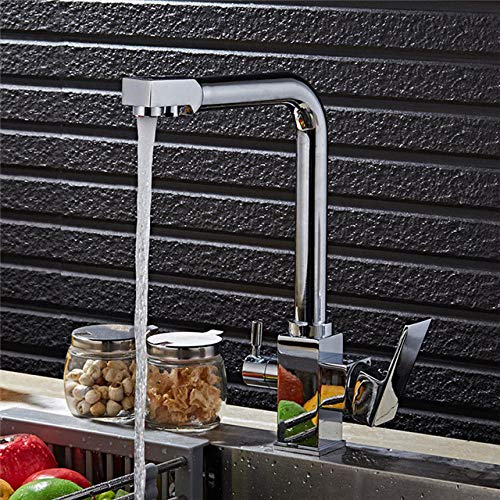 Robinet de cuisine rotation 360 avec double suspension Nero - 2
