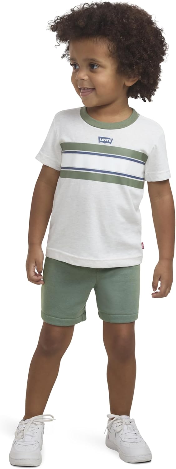 Levi's boys And Baby Graphic T-shirt and Shorts 2-piece Outfit Set - Picture 19 of 49