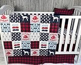 Baby Boy Nursery Set, Baby, Firefighter, Fire Truck, Fire Fighter, Baby Bedding, Crib Bedding,...
