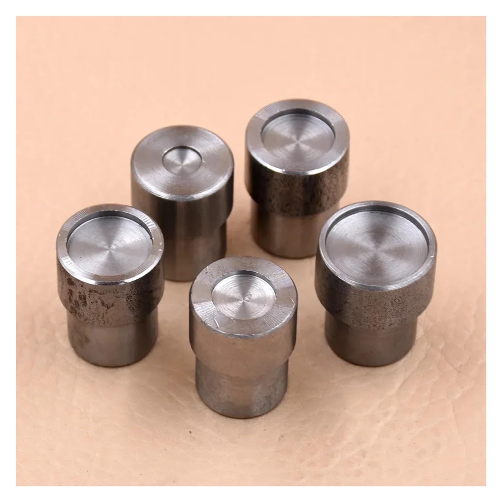 Snap Fasteners Botón Die Molde de broches presión 8/10/12/14/15/17/20 mm | Moldes de remaches de metal, molde de hebilla de superficie presionado a mano(14MM 15MM 16MM)