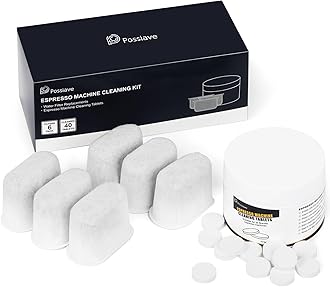 Espresso Cleaning Kits for Breville Machines, Includes 40 Cleaning Tablets and 6 Water Filters, Breville Espresso Machine Accessories