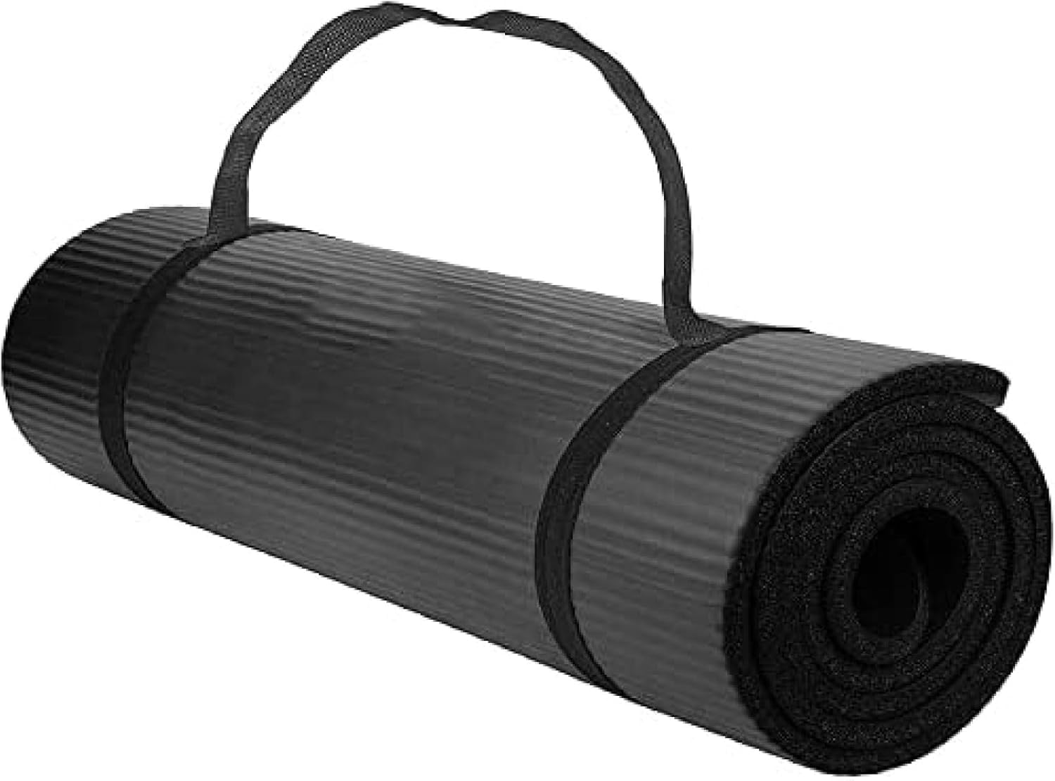 Yogamatte Übungsmatte TPE Fitness Yogamatte 15mm Extra Dicke Nbr-Matte Mit Hoher Dichte Für Pilates, Fitness & Workout Mit Tragegurt Für Home Gym, Training, Pilates, Liegestütze, Red