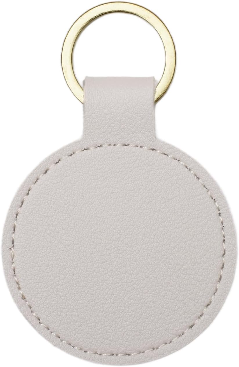 Personalized Leather Keychain, Custom Keychains Bulk, Customized Your LOGO & Text on Dual-sided for Company/School