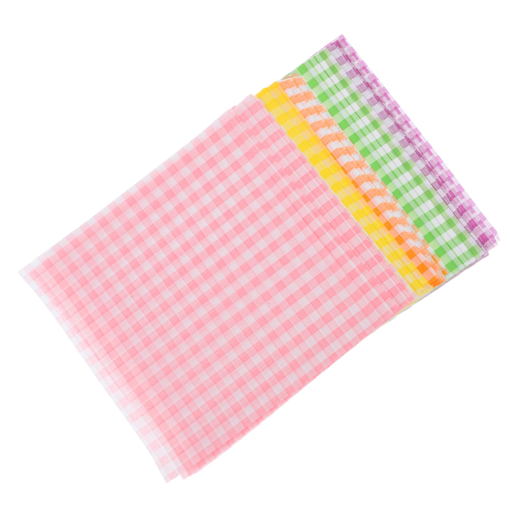 INOOMP 100pcs Vibrant Oil Resistant Paper Sheets for Sandwiches Cakes and Food Wrapping for Kitchen Cooking Bbq and Picnics