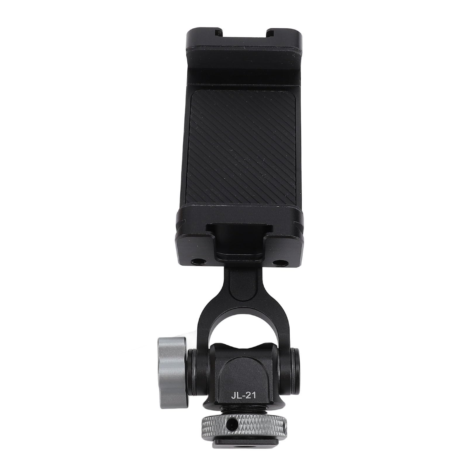 Adaptador de abrazadera para teléfono celular con soporte de zapata fría, rotación de 360 grados, trípode de aleación de aluminio, soporte para teléfono