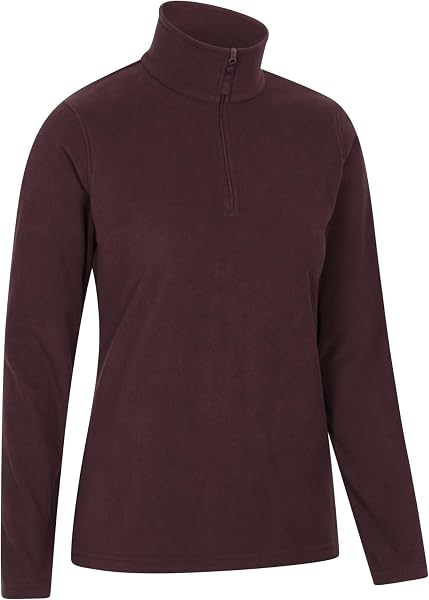 Mountain Warehouse Camber Half Zip Women's Fleece - Lightweight, Warm & Cosy Half Zip Sweatshirt - Best for Spring Summer, Camping, Outdoors, Travelling & Hiking - 5