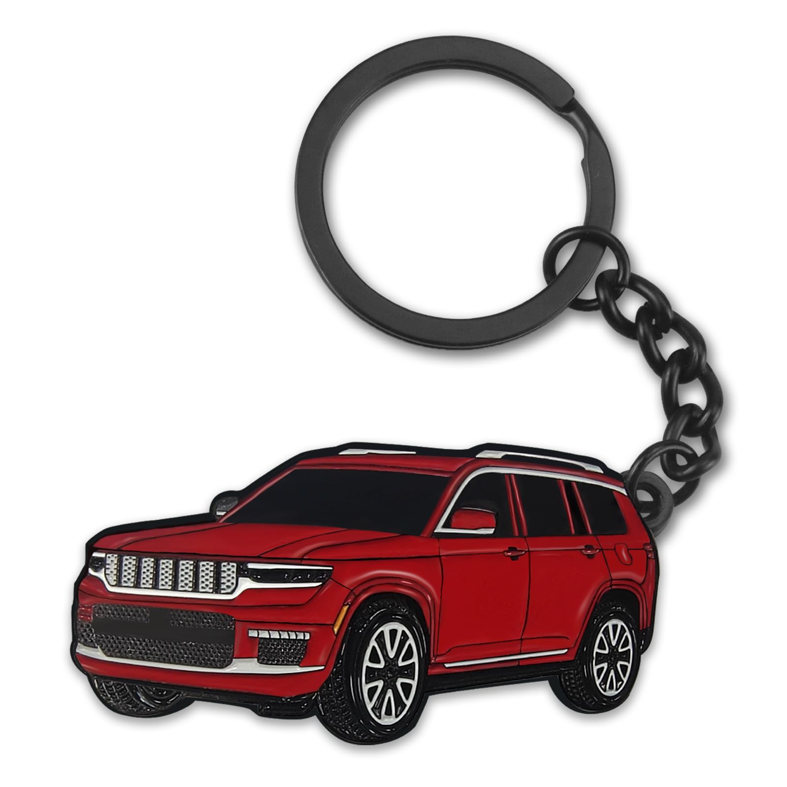 For Jeep Grand Cherokee Keychain，For Jeep Grand Cherokee Accessories 2011-2022，metal Keychain