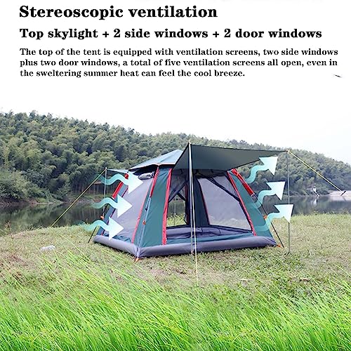 Carpa Camping BNEI para 4 Personas con Puertas Dobles miniatura 4