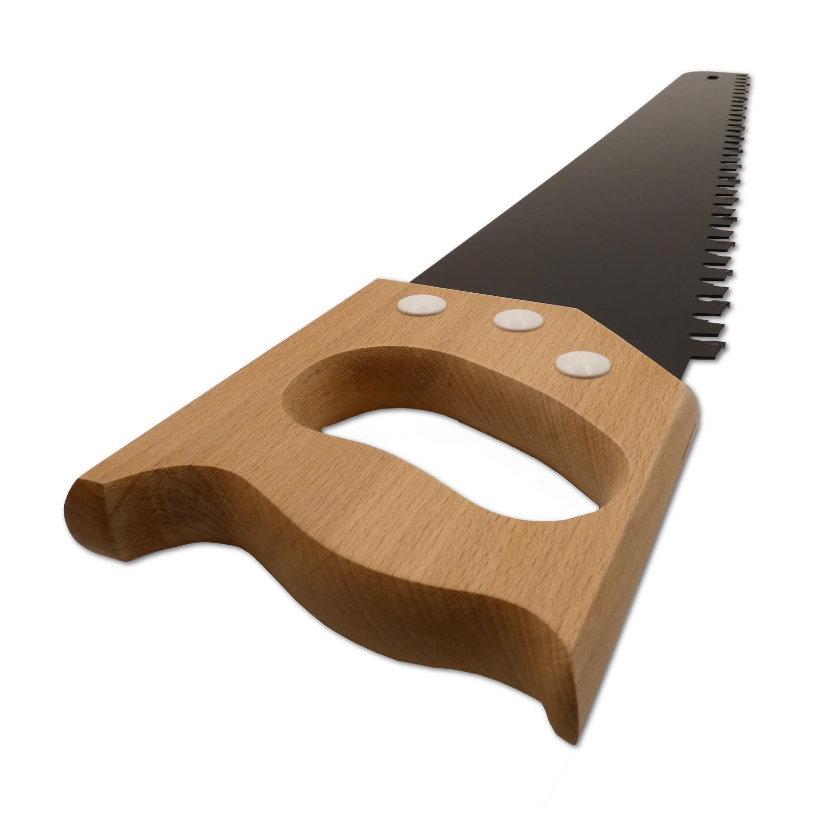 DEWEPRO Profi Porenbetonsäge mit Holzgriff und 33 Zähnen - davon 17 Zähne mit Hartmetall (Widia) bestückt