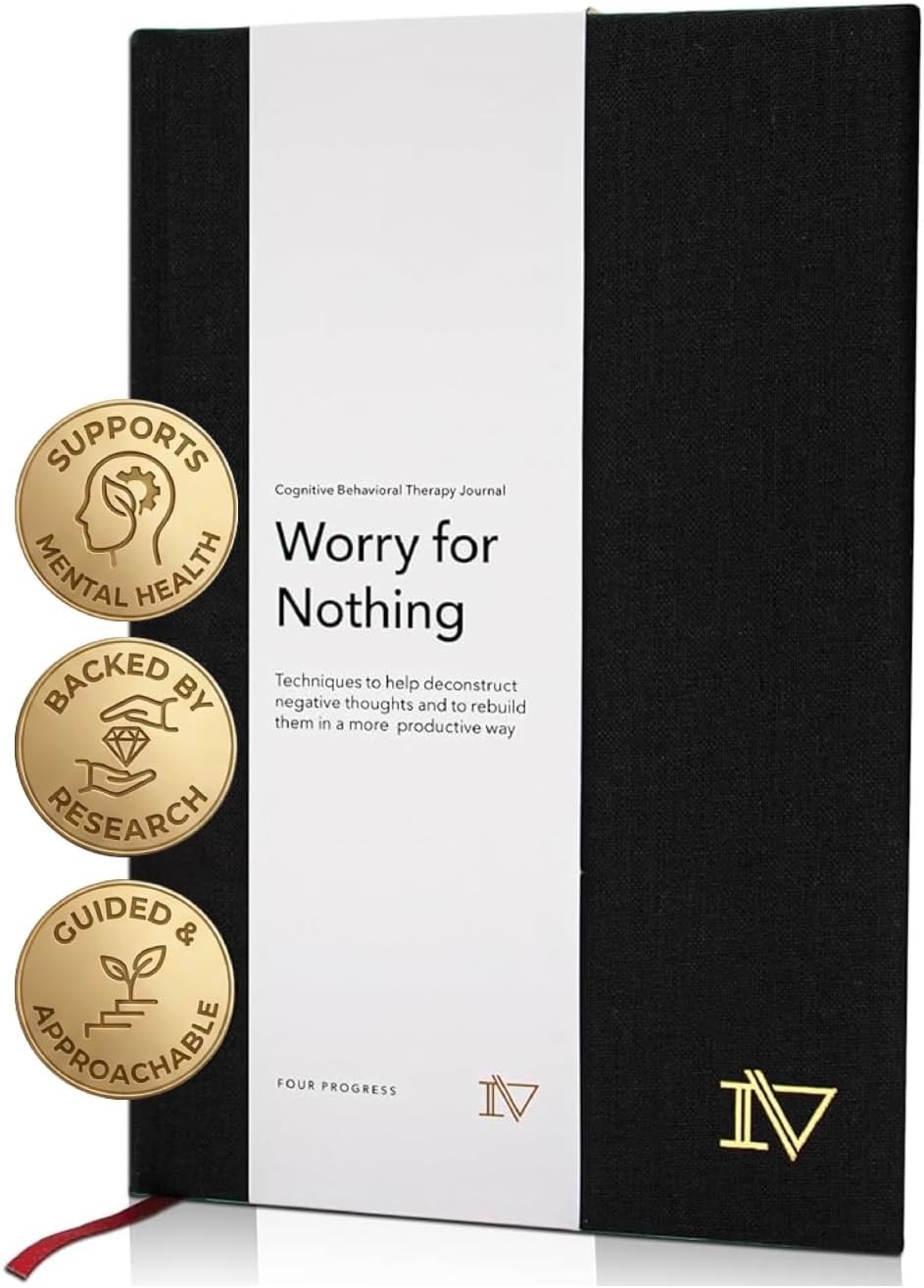 Worry for Nothing guided anxiety journal for worry time technique
