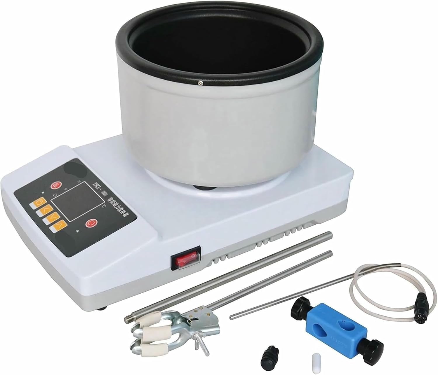 Water Bath, Heating Container with Magnetic Agitator, Smart Digital Screen, Timer, Laboratory, Oil Bath with Magnetic Agitation Or CA Container