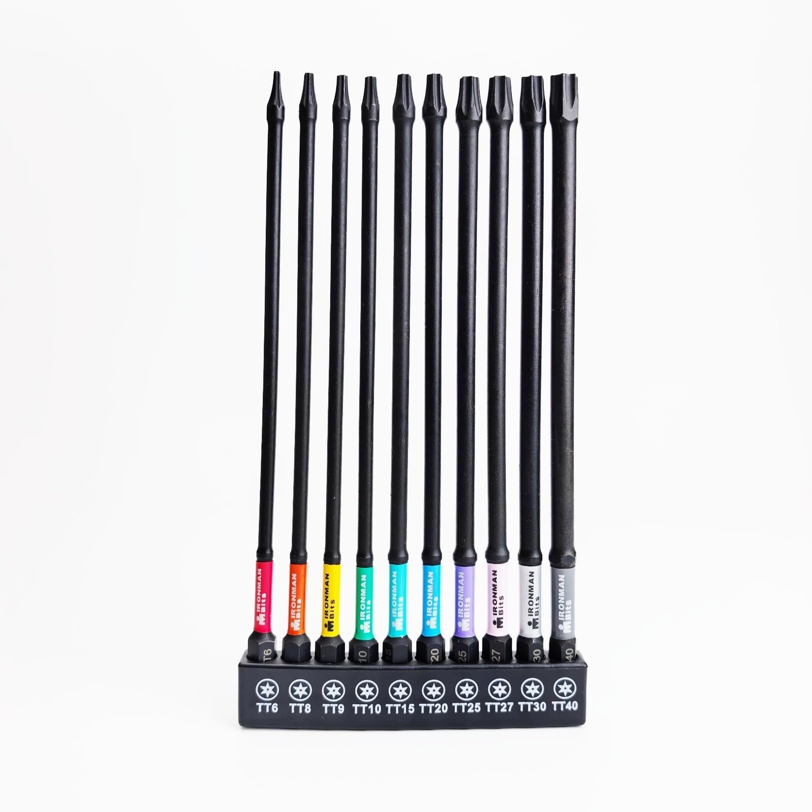 Screwdriver bits Impact Tough Magnetic Screwdriver Bit S2 Steel Long Extension Driver Drill Bits Hex Shank Batch Head with Base Holder(150)