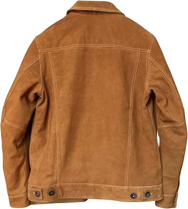 ジャケット・アウター Old Brown Wool Tyrolean Jacket Vintage 80's Tan Suede, Zip up Sweater-jacket by Mervyn's (L