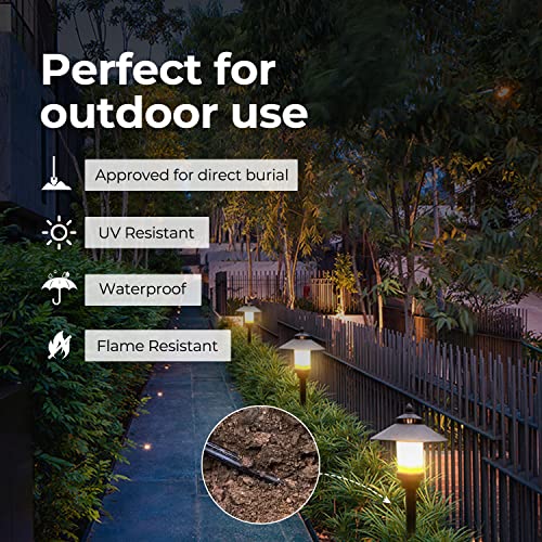 FIRMERST 8/2 Low Voltage Landscape Wire 100FT with Spool, ETL Listed, Pure Copper, by FIRMERST - Image 5