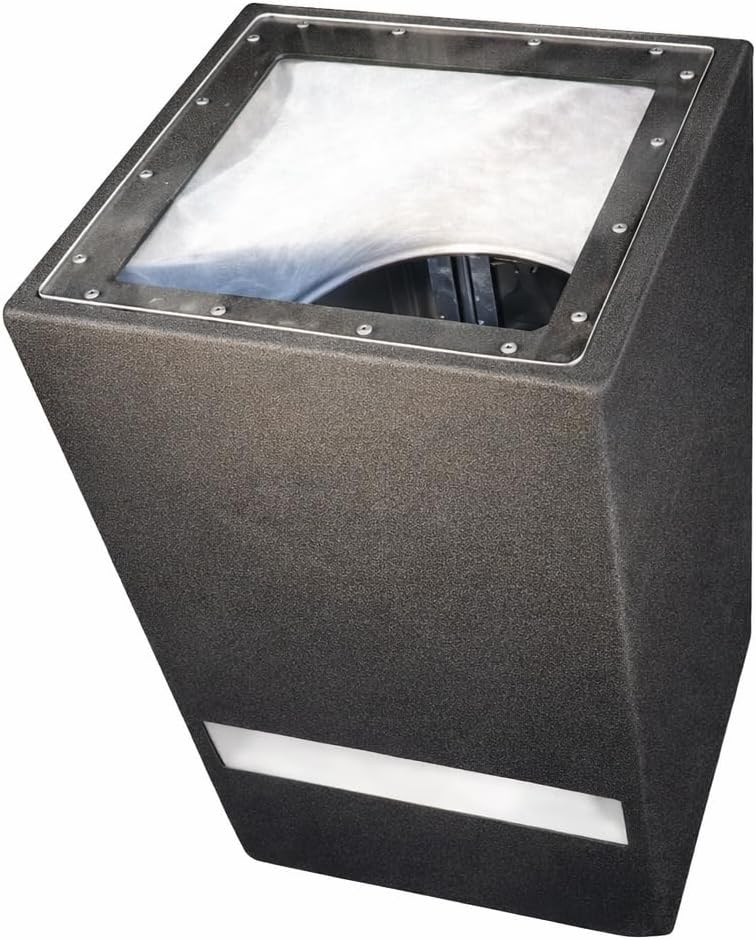 Single Bandpass Plexiglass Subwoofer Enclosure with Square Air Port (12")