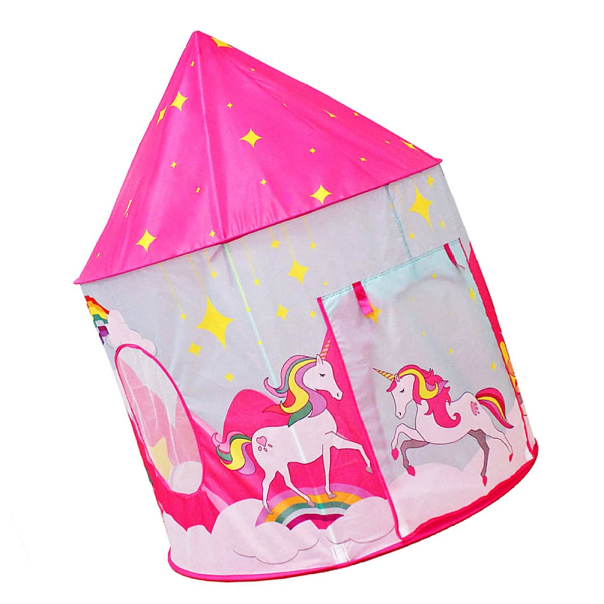 Toddmomy Gioco Portatile Pieghevole per Bambini Rosa Poliestere Leggera e Resistente per Feste e Camera da Letto