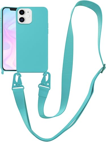 Miniatura 66 de Funda compatible con iPhone 13 con correa, funda cruzada para iPhone con cordón, ajustable, a prueba de golpes, protección contra caídas, funda