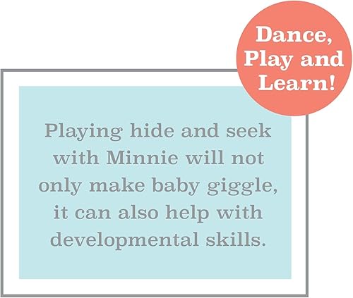 Miniatura 3 de Disney Baby Just Play - Peluche interactivo de Minnie Mouse de 11 pulgadas, música, frases y movimiento, juguetes para niños a partir de 9 meses