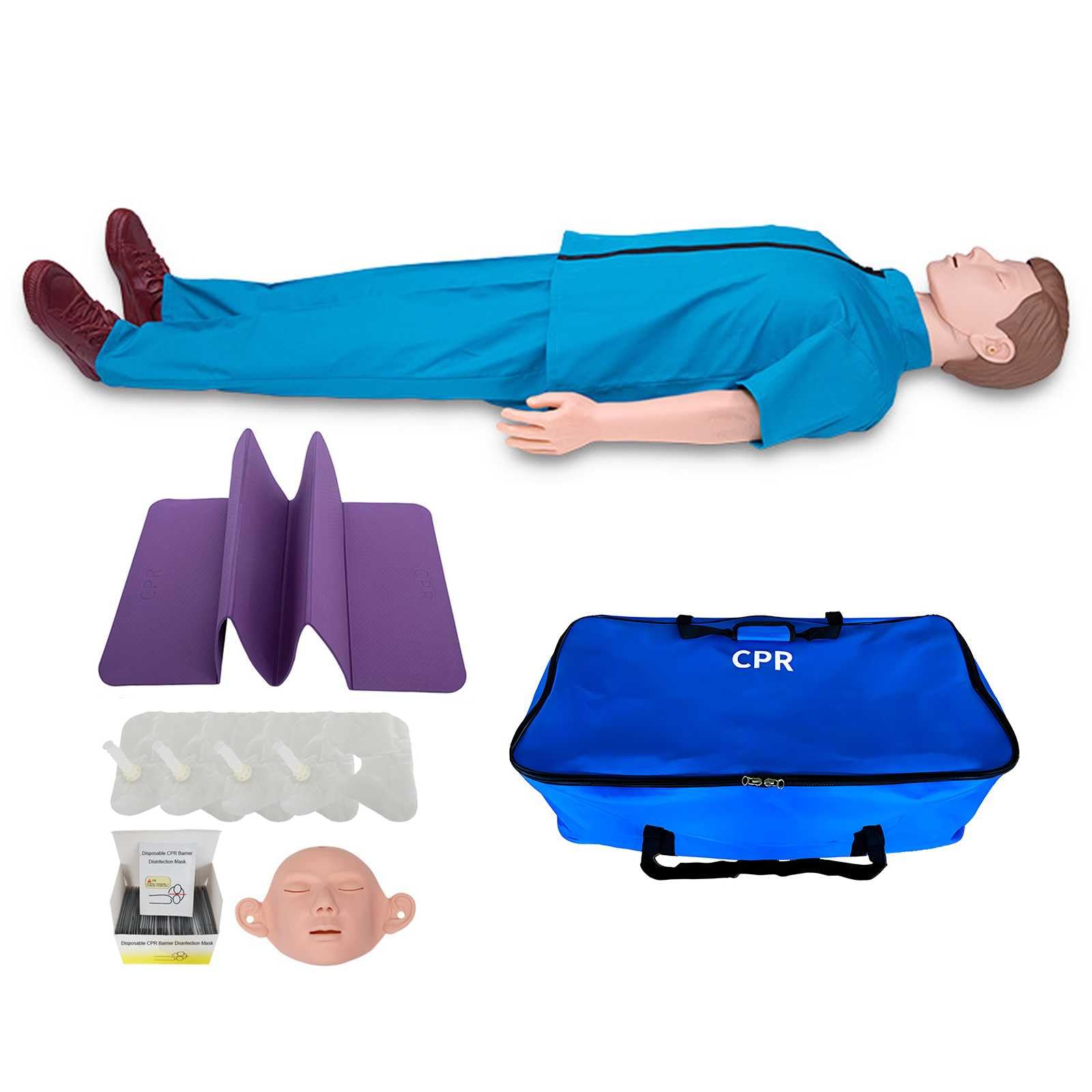 Poupée de réanimation de premiers secours AMITD 160 cm avec sac RPC