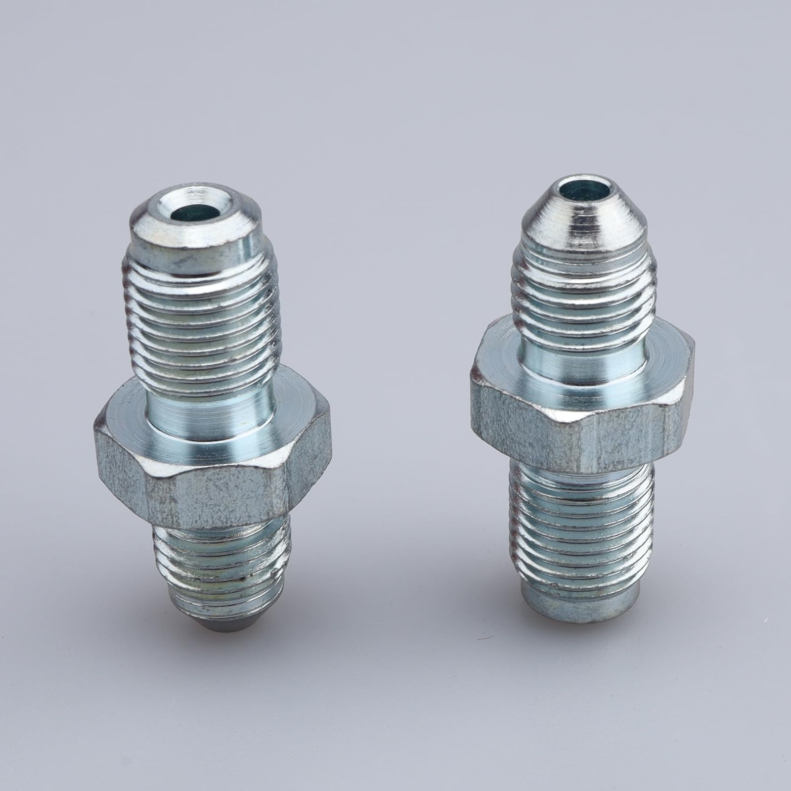 Brake Lines And Fittings Brake Line Thread Adapter - Male M10x1 Inverted To Female M10x1 Bubble Flare 1 4 In Brake Line Fittings - Foto 2