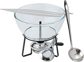 Feuerzangenpunch set, 2.7 L heat-resistant glass, 1 sugar tongs, 1 ladle, 1 rechaud, 1 burner