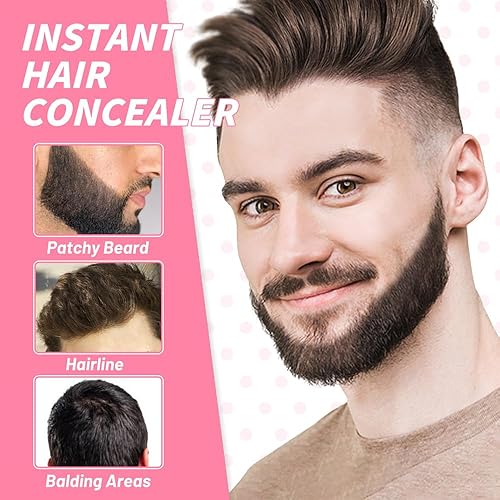 Miniatura 4 de Polvo de retoque de raíz de línea capilar al instante para adelgazar la línea capilar para cubrir la línea capilar y oculta la pérdida de cabello,