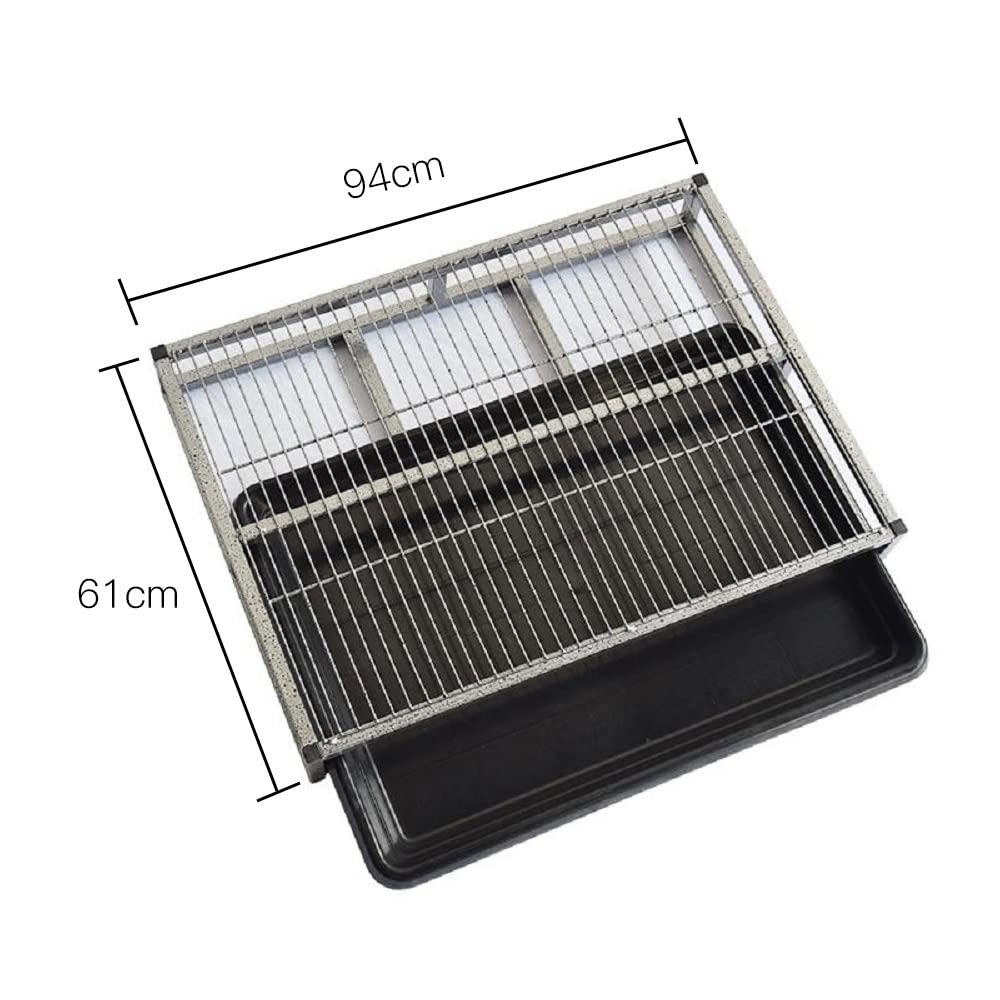 ステンレス引き出し式犬用トイレトレーXXL