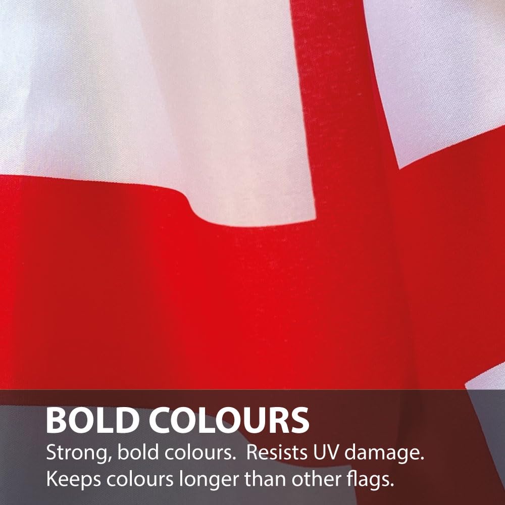 NWFlags Small England St George Flag 17" x 11" 75d Premium Polyester, Multi Colour, 17" x 11" (420mm x 270mm) - Image 4