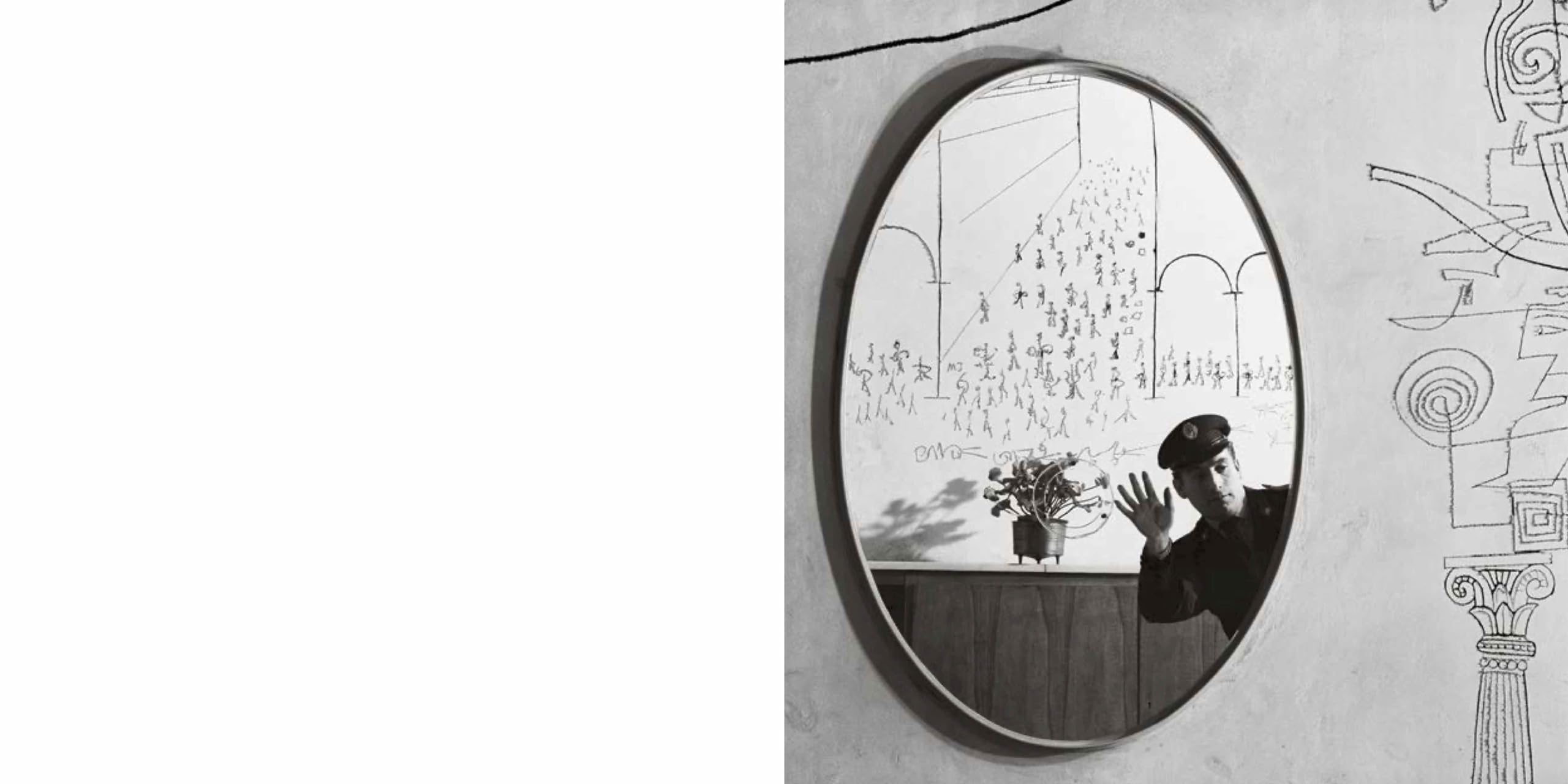 Ugo Mulas/Saul Steinberg. Graffiti