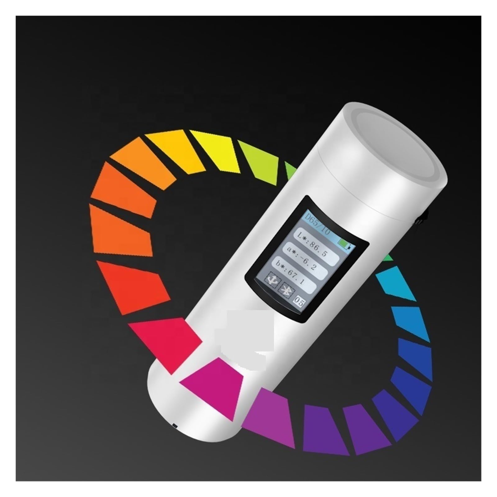 Espectrofotómetro, Colorímetro De Bolsillo 3NH CR2 Mini Colorímetro De Impresión Digital Mini Contador De Color De Mano