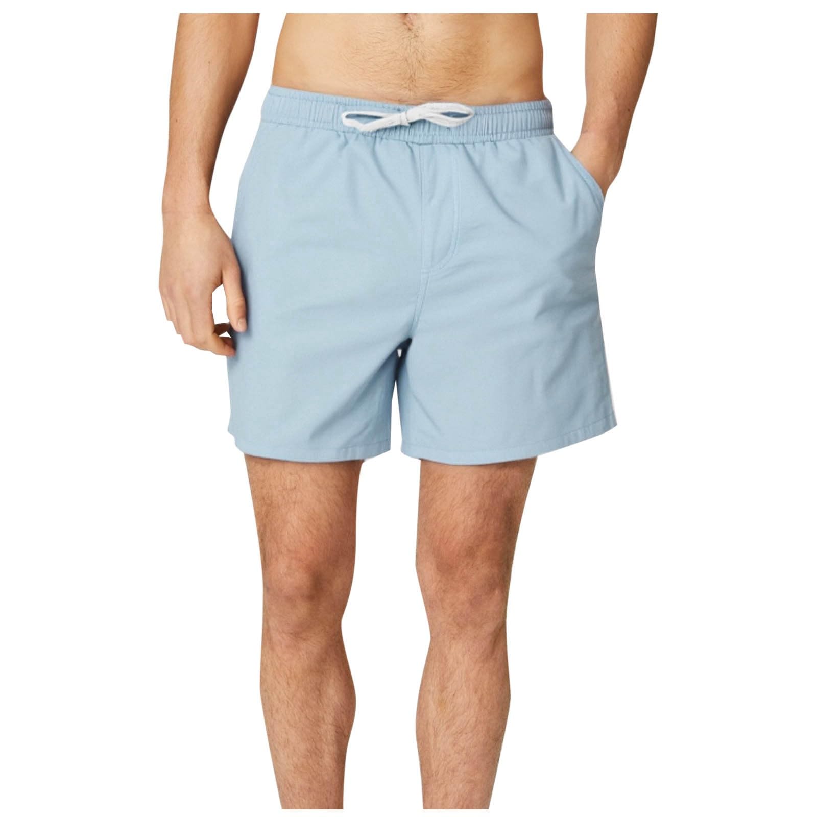 NATHGAM Mens Athletic Workout Shorts Light Weight Elastic Waist Drawstring Summer Casual Running Sports Shorts with Pockets