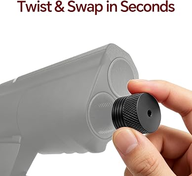 Fast Cap Adapter for CO2, Quick Change Compatible with Byrna CL, Aluminum